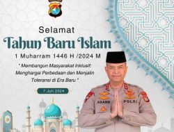 Kapolda Sulbar Sampaikan Ucapan Selamat Tahun Baru Islam 1 Muharram 1446 Hijriah