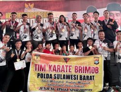 Piala Presiden 2024, Tim Karate Brimob Polda Sulbar Raih Juara Umum III