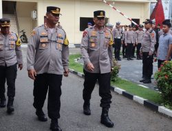 Kapolda Sulbar Lakukan Sidak di Polresta Mamuju, Pastikan Kesiapan Seluruh Personelnya