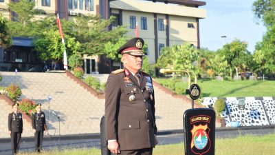 Wakapolda Sulbar Pimpin Upacara Hari Kemerdekaan, Semangat Wujudkan Nusantara Baru Indonesia Maju