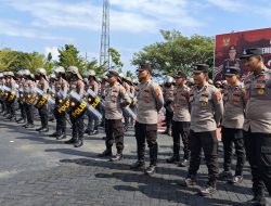 Polda Sulbar Masif Lakukan Latihan Dalmas Jelang Pilkada 2024