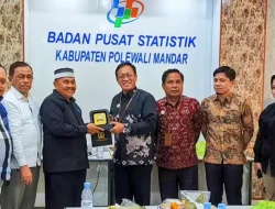 Pastikan Angka Kemiskinan dan Pertumbuhan Ekonomi, DPRD Sulbar Kunjungi BPS Polman
