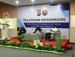 Humas Polda Sulbar Gelar Pelatihan, Tingkatkan Kompetensi Humas Sukseskan Pilkada 2024