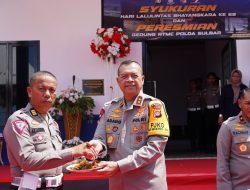 Syukuran HUT Lantas Bhayangkara ke-69, Kapolda Irjen Pol Adang Ginanjar Resmikan Gedung RTMC Ditlantas Polda Sulbar