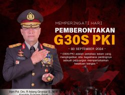 Kapolda Sulbar Peringati Pemberontakan G30S PKI: Peristiwa Kelam yang Mengajarkan Kita Arti Kesatuan Bangsa