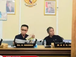 DPRD Subar Gelar Rakor, Bahas KUA PPAS Perubahan APBD 2024
