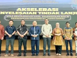 DPRD Sulbar Hadiri Rakor Akselerasi Penyelesaian Hasil Pemeriksaan BPK