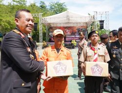 Kapolda Sulbar bersama Ketua Bhayangkari Hadiri Upacara HUT TNI di Korem Jadi Simbol Sinergitas dan Kekompakan