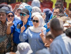 Kampanye Tina-Yuki dan SDK-JSM di Dungkait, Janji Majukan Mamuju dan Sulbar