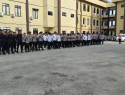 118 Personel Satgas OMP Polda Sulbar Akan Perkuat Pengamanan Debat Publik di Polman