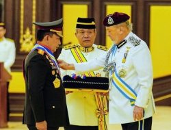 Kapolri Terima Penghargaan dari Kerajaan Malaysia atas Peran Penting Jaga Kawasan
