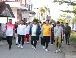 Pjs Bupati Majene Dampingi Pj Gubernur Sulbar Jalan Sehat dan Pantau Pasar