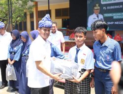 Pjs Bupati Majene Tinjau Uji Coba Program Makan Bergizi Gratis di Sekolah