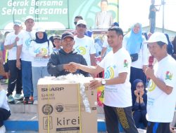 Peringati HKN ke 60 Tahun, Pjs Bupati Mamuju Buka Senam dan Pemeriksaan Kesehatan