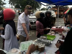 Dukung UMKM, Kapolda Sulbar Bersama PJU Beli Takjil Pedagang
