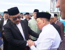 Salat Idul Adha di Anjungan Pantai Manakarra, Gubernur dan Wagub Sulbar Serukan Pentingnya Berkurban