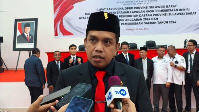 Sulbar Raih WTP ke-11 Kali, DPRD Siap Tindaklanjuti Rekomendasi