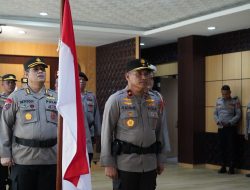 Polda Sulbar Ikuti Upacara Pemuliaan Nilai-nilai Luhur Tribrata secara Virtual, Sambut Hut Bhayangkara
