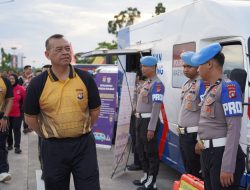 Semarak Hari Bhayangkara: Layanan Gratis Polda Sulbar Banjir Peminat di Car Free Day