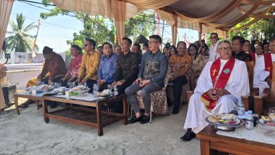 Gedung Baru GTM Mamuju Diresmikan, Febrianto Wijaya Ajak Rawat Kerukunan