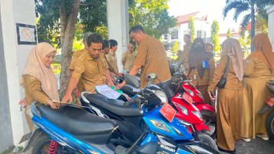 Dukung Tata Kelola Bersih, BKD Sulbar Gelar Pengecekan Menyeluruh Kendaraan Dinas