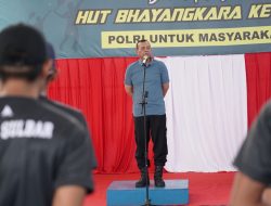 Semarak Bhayangkara ke-79: Kapolda Sulbar Resmi Buka Turnamen Tenis Lapangan Kapolda Cup