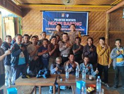 Ngopi Bareng Dirlantas, Ajak Komunitas Ojek Mamuju Wujudkan Keselamatan Berkendara