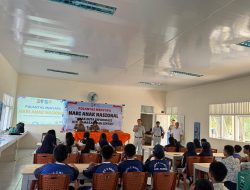 Ditlantas Polda Sulbar Peringati Hari Anak Nasional Lewat Sosialisasi Keselamatan Berlalu Lintas