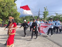 Parade Kreatif DKP Sulbar Warnai Pembukaan Lomba HUT RI ke-80