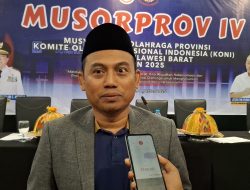 Syamsul Samad Nahkodai KONI Sulbar, Terpilih Tanpa Lawan