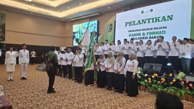 KAHMI Sulbar Resmi Dilantik, Siap Bangun Daerah Bersama Pemprov