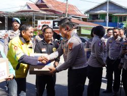 Ditlantas Polda Sulbar Gelar Bakti Kesehatan dan Baksos, Meriahkan Hut Lantas ke-70